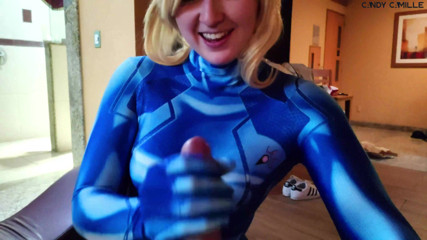 Samus Gives You a Real Blowjob