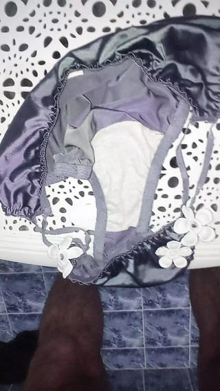 Wife panties cum