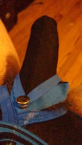 throbbing cock and JO in snap off underwear