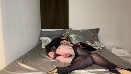 Sissy Slut Sasha Lynn plays with Toys until Sissygasm