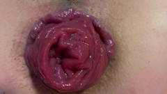 Spread and prolapse my asshole close up