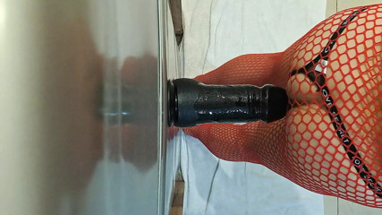 A Deep and Hard Fucking with a Big Dildo!