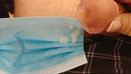 Cum on mask