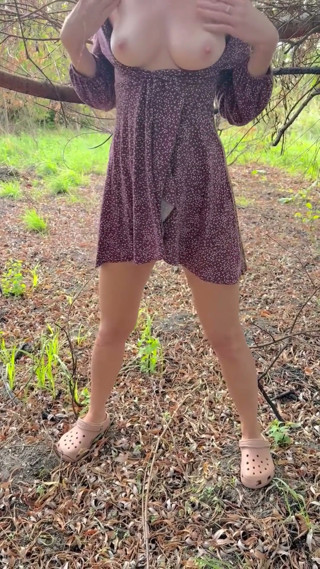 Naked Girl in Forest