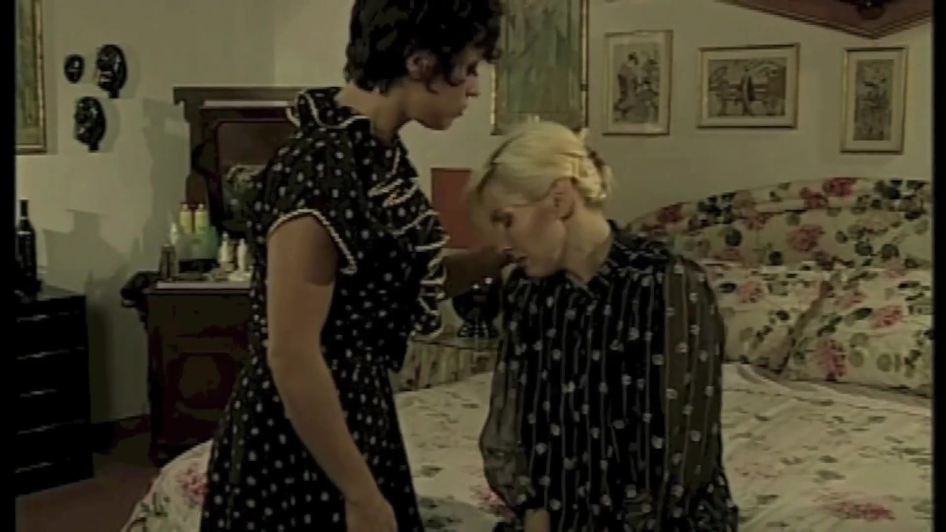 A Threesome in the Bedroom While a Couple Spies and Fuck in the Corridor