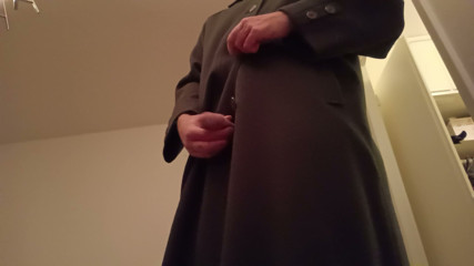 Green coat