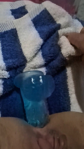 New Dildo Anal Fuck MILF GILF Solo Homemade Squirt