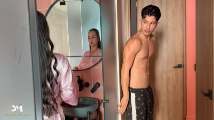 My stepbrother&amp;#039;s girlfriend gets a lot of cock when we&amp;#039;re left alone - Danner Mendez &amp; Daniela Andrea