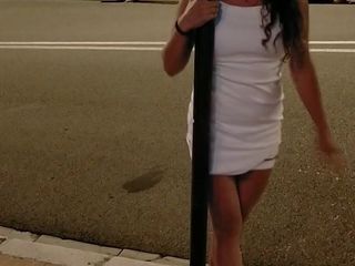 Street pole dancing