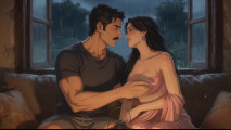 Barsaat Ki Raat Mein Padosi Ne Akeli Bhabhi Ko Tarpa Diya
