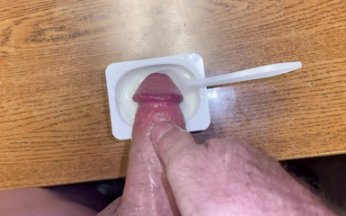 Eating my own cum thumbnail