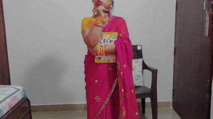 Indian teacher fucked hard with two big cocks in her pussy