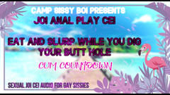 AUDIO ONLY - Eat and slurp while you dig your butt hole