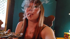 Ms Thrope Smokes and tries new brands of cigarettes