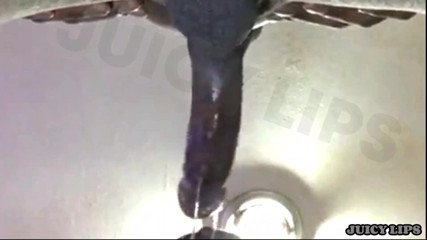 JUICY LIPS-mouth got so sloppy slurping his dick he bust a hard NUT!!!