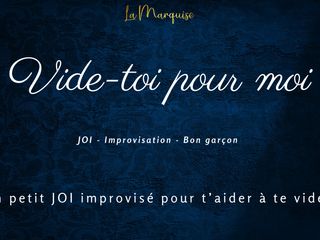 [French Audio Porn] Little JOI to empty you, like a good boy