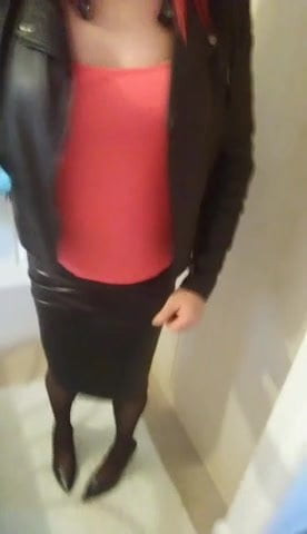 Sissy Sally locked in chastity