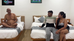 The boy had sex with his girlfriend in front of his stepfather