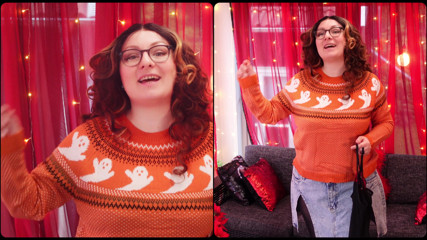 Try on Haul: See Through Transparent Dress and Shiny Pantyhose. Arya Grander