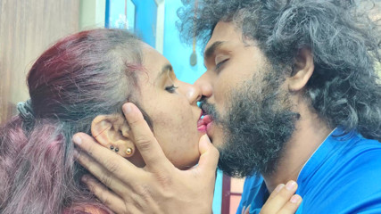 Lip lock and tongue kiss