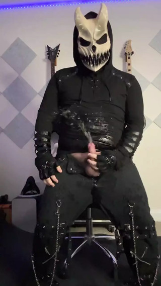 Demon having some piss fun in his new living space