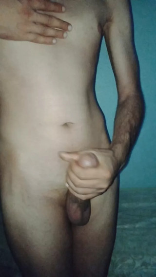 Beautiful women's body with touching and feeling masturbation