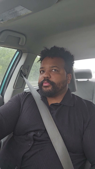 Black Daddy Cums in Public Parking Lot