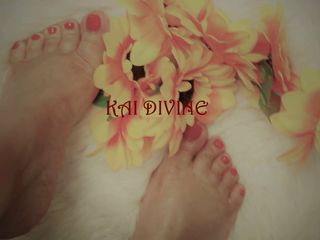 Kai Divine&#039;s Foot Collage Red Toes