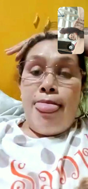 Late at night we do video sex call