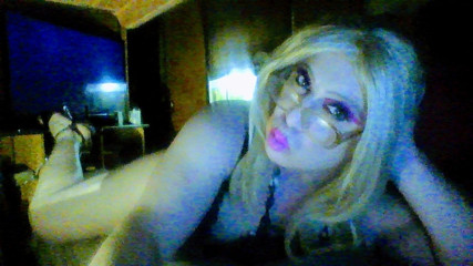 Krissy Sweets in High Heels and Fishnets