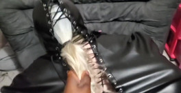 Black guy having fun with chubby blonde - ep. 9