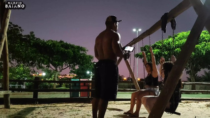 Naught Girls Have Fun And Have Sex In The Leisure Place