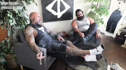 Foot Worship and Cigar Smoking with Oscar Bear