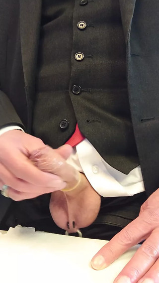 Giving old sperm to a beautiful young man.
