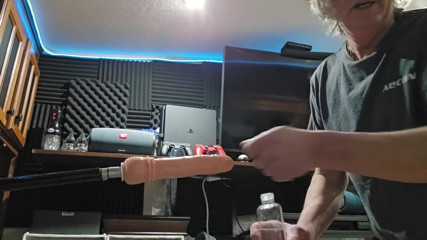 Using New Fuck Machine for My Ass!!