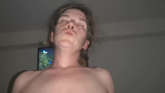 Orgasm under the sheets