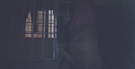 Daring balcony masturbation cock