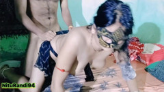 The Neighbor Fed Me Milk From Her Breasts and Fucked Her Thirsty Pussy with Her Dick