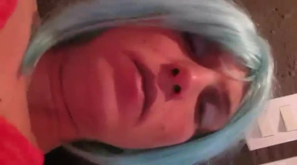 sissy girl gets very horny masturbating on cam  POV