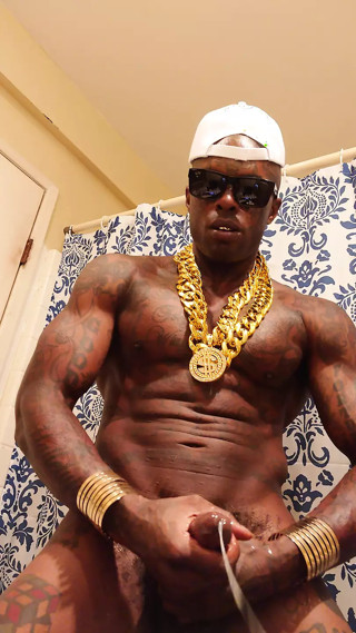 Big Black Hairy Dick Worship Hallelujah Johnson ( Jeremiah having Birthday Sex and Cumming )
