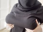Algerian aunty with big tits in hijab