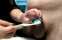Spit cock with tooth pastes and piss final