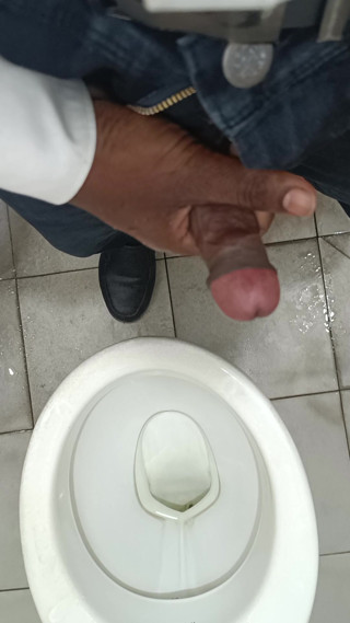 Masturbation in bathroom