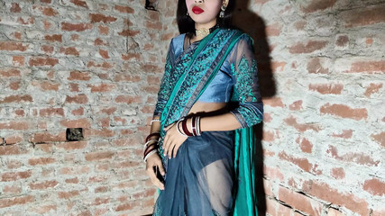 After lying to my husband, I went to my brother-in-law at night wearing a net saree. My brother-in-law fucked me after seeing my