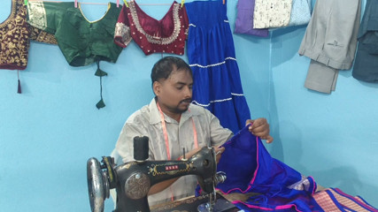Indian tailor man fuck his costomer s wet pussy inside tailor shop in delhi