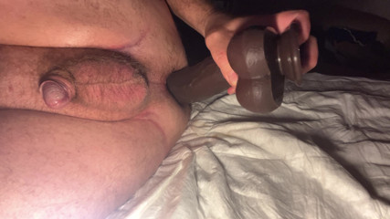 Grandpa likes to feel filled by those dildos
