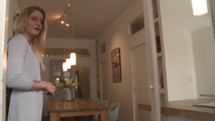 Alexis Golden as the estate agent