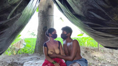 FOREST Cabin Hardcore Sex With My Travel Companion with mommy sex