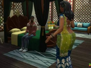 Indian Hot granny shared the motel bed with me