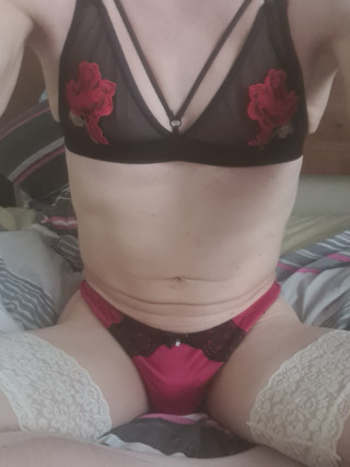 toying with a big bottle up my ass